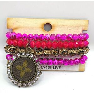 Keep it Gypsy Stack NWT in Pinks & Leopard Print